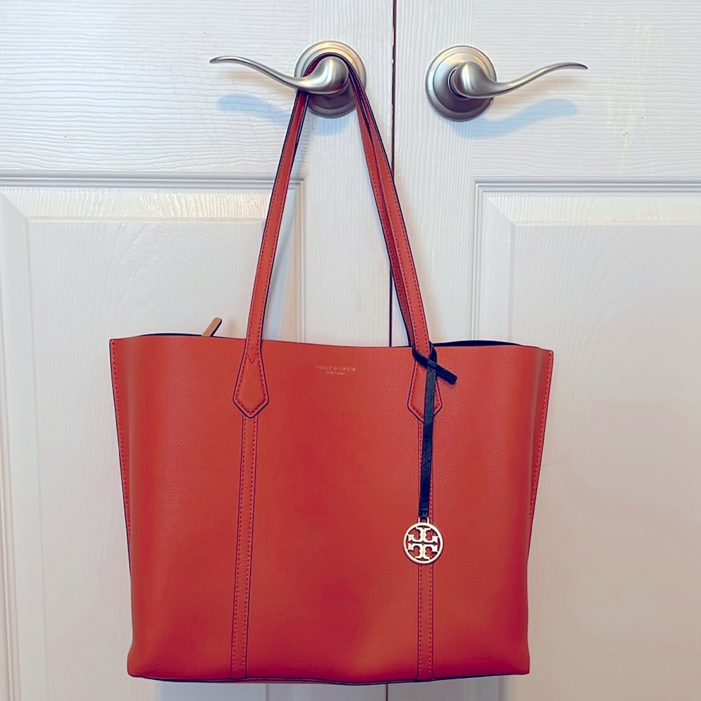 Tory Burch Orange Tote Bag